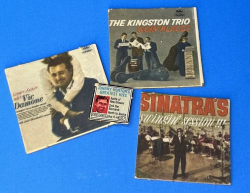 Vintage 1960 Barbie Dream House Cardboard Album Record Accessory Kingston Trio