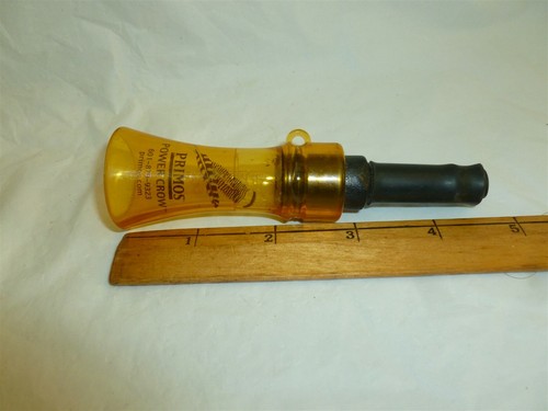 Vintage 4-3/4 Inch Plastic Primos Power Crow Game Call  Lot 4-947 - Picture 1 of 11