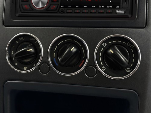 Pour Citroen Xsara 97-06 Anneaux de commande de chauffage en aluminium poli x3 - Imagen 6 de 11
