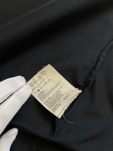 Abito camicia midi Jil Sander lusso nero 100% seta IT 38 con polsini spaccati - Foto 16 di 21