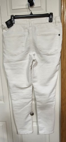 Tahari Women's 10/30 Kelly Classic Skinny Premium Knit Denim White Jeans NWT - Picture 4 of 9