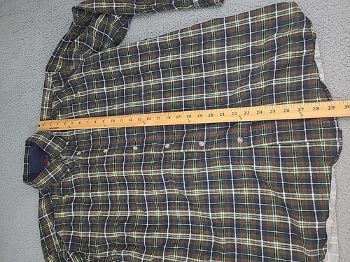 Ivy Crew Classics Men's Blue Red Plaid Long Sleeve Button Up Shirt Size Large - Picture 7 of 9