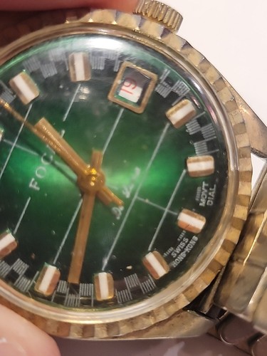 Estate Find - Lot 6 Old mens Watches Parts / Repair - Focal De Luxe TIMEX Acqua - Picture 17 of 22