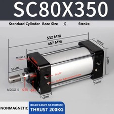 Small High-torque SC80X25X50X75X100X125 Standard Cylinder Pneumatic Components