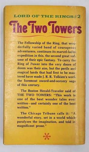 The Two Towers RARE 1965 Ace Books A5 Lord Of The Rings LOTR JRR Tolkien Hobbit - Bild 13 von 14