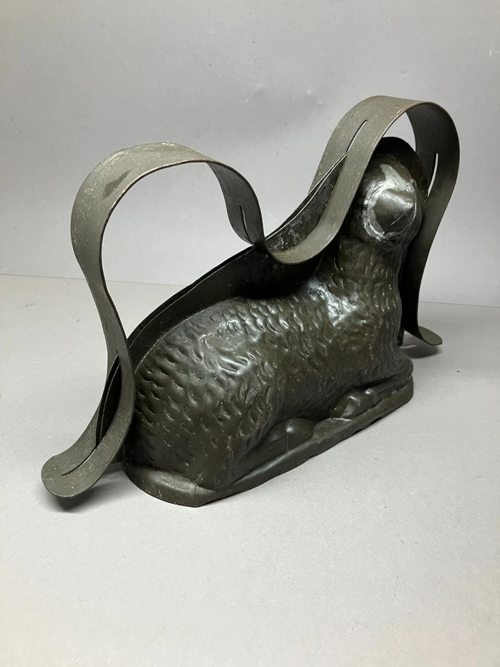 antike Backform Schokoladen Form Schaf Lamm Osterlamm Bäcker Blech 4083-4 - Bild 4 von 4