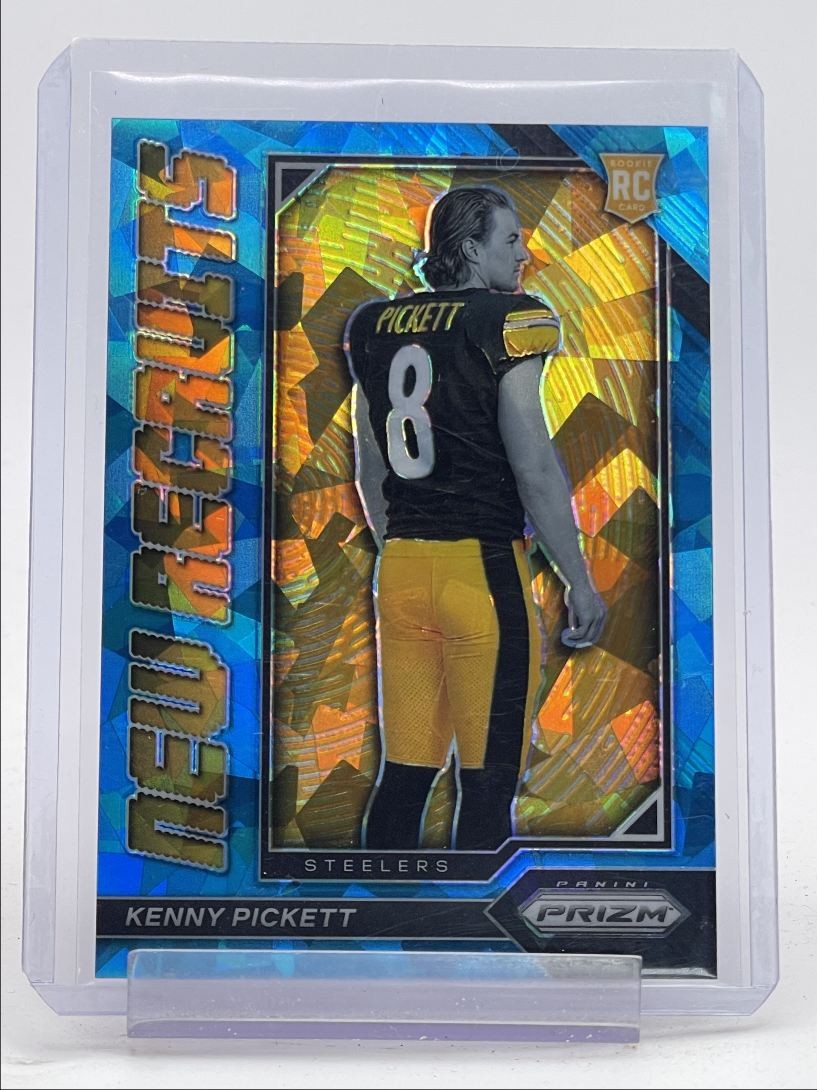 KENNY PICKETT 2022 PANINI PRIZM NEW RECRUITS ROOKIE BLUE ICE RC /99 Q4059