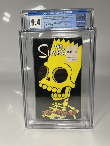 The Simpsons Trick or Treehouse Vol. 1: Halloween (VHS, 2000) Cgc Graded 9.4 - Picture 1 of 7