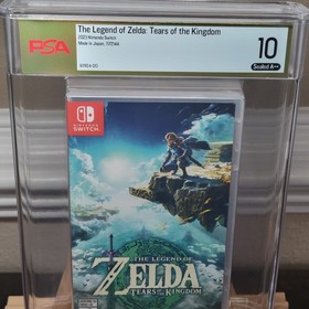 Zelda Tears of the Kingdom Nintendo Switch PSA 10 A++ 1st Print CGC VGA WATA