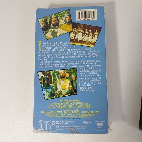 Monty Python and the Holy Grail (VHS, 1991) - Picture 3 of 3
