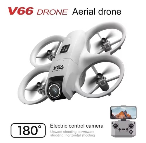V66 NEO Foldable Ultra-Light WiFi Mini Drone 4K Dual Camera Obstacle Avoidance - Picture 2 of 7