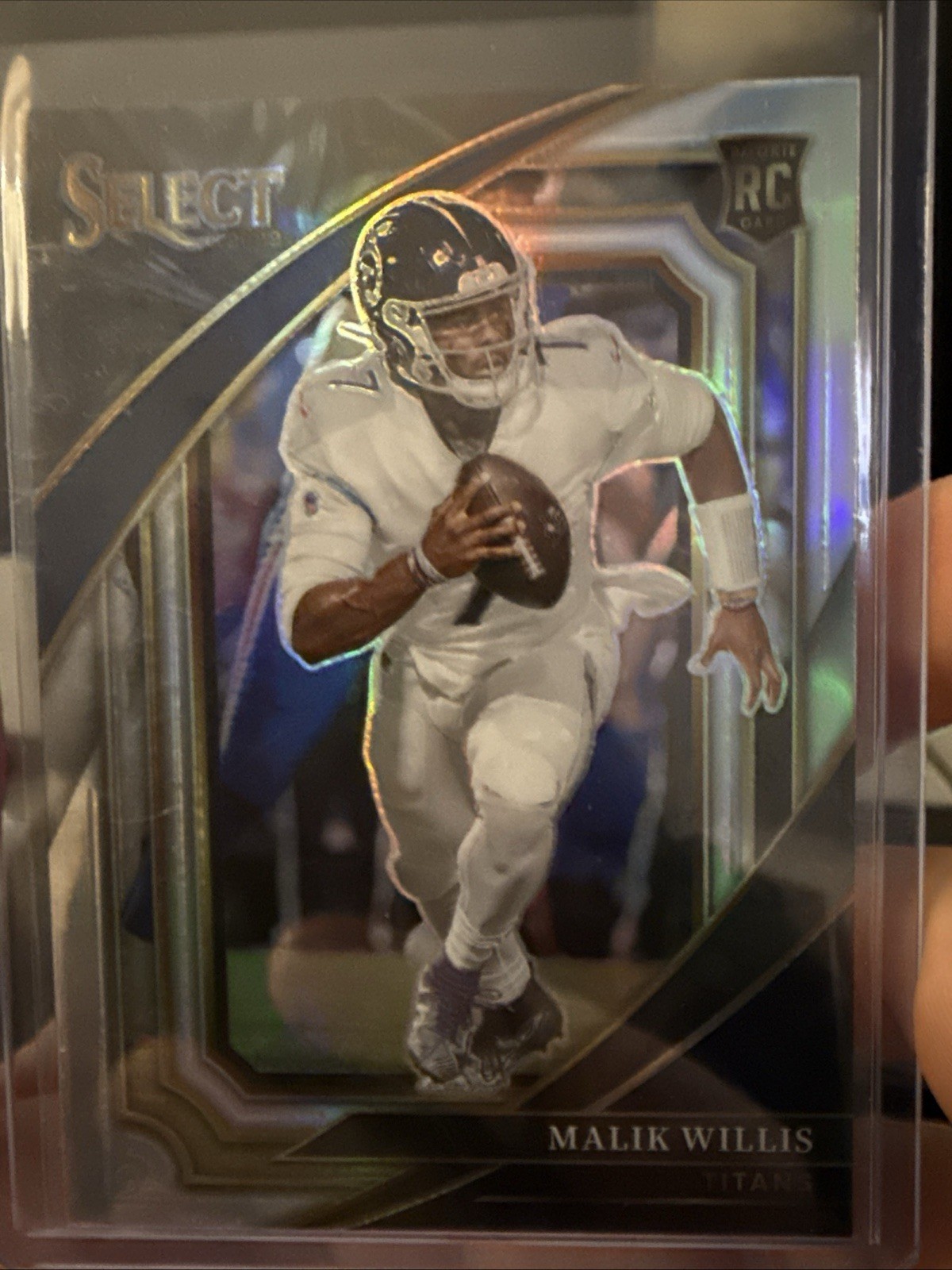 Malik Willis 2022 Panini Select SILVER PRIZM SUITE LVL ROOKIE Titans RC SP