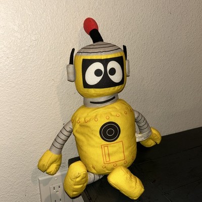 Spin Master Yo Gabba Gabba Talking PLAY ALONG PLEX Robot Plush - WORKS!!!