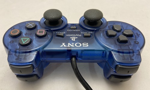 PlayStation 2 PS2 OEM Sony DualShock 2 Controller Ocean Blue Clear SCPH-10010 - Bild 5 von 8