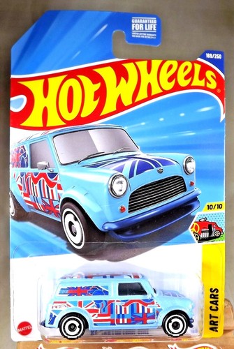 2025 HOT WHEELS - ART CARS - 10/10 ’67 AUSTIN MINI VAN - BLAU - Bild 1 von 4