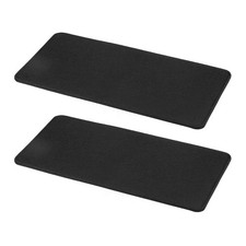 2Pcs Felt Base Shaper, 12 x 6 Inch Rectangle Bag Bottom Shaper, Black