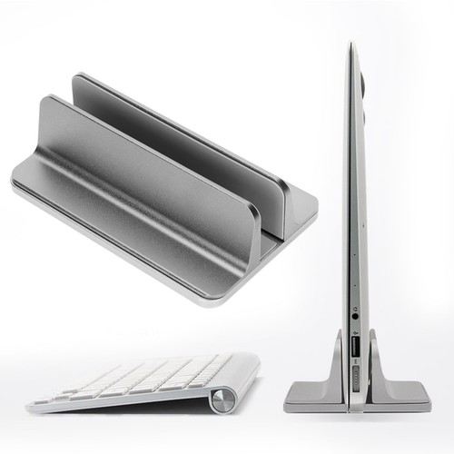 Laptop Stand Vertical Adjustable Foldable Notebook Mount Support Holder For NEW - Afbeelding 4 van 12