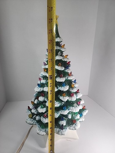 Vintage Christmas Tree Holland Mold 20”. With base! Working! - Picture 9 of 10
