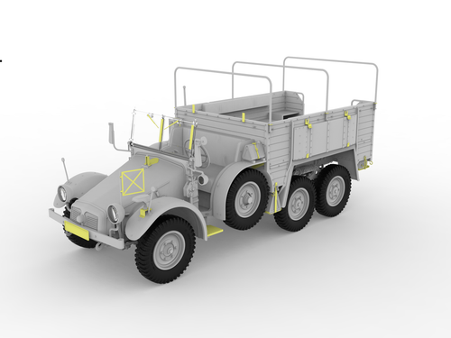 Bronco CB35221 1/35 Krupp Protze Kfz.70 Mannschaftskraftwagen Personnel Carrier - Picture 2 of 8