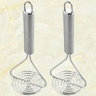  2 PCS Stainless Steel Potato Ricer Presser Food Pressing Tool Fruit Masher