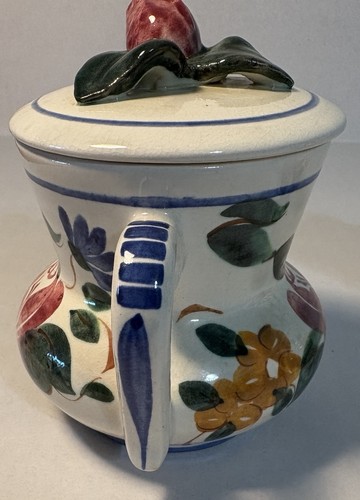 Vintage Red Wing Orleans Handpainted Sugar Bowl & Creamer - Picture 10 of 15