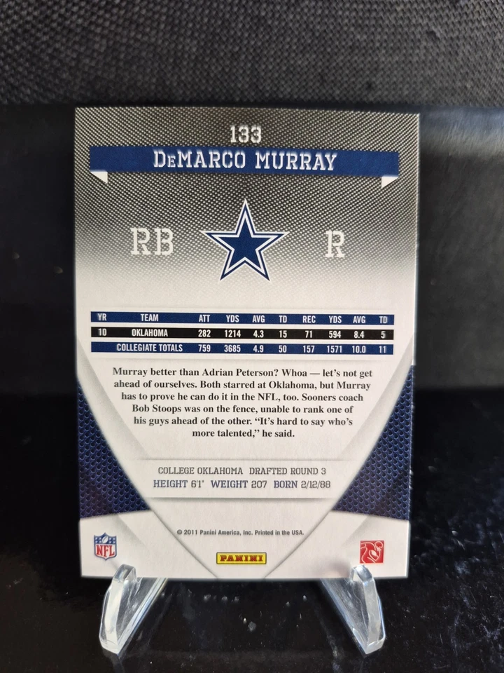 2011 Donruss Elite Rookie #133 - DeMarco Murray RC /999 - Image 2 of 2