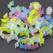 80pcs Sewing Bobbin Clips, Colorful Bobbin Holder, Plastic Thread Clamps Spoo...