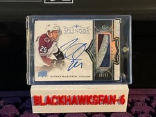 17-18 The Cup Speldor Nathan MacKinnon 3 color patch AUTO. 30/36 🔥 🔥 🔥 🔥 🔥
