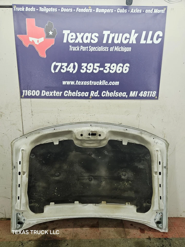 Chevrolet Silverado 2500 3500 Cateye HD 2003-2006 capó OEM - blanco Summit Foto 2 de 4