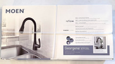 Moen Georgene 87912BL Matte Black One-Handle High Arc Pulldown Kitchen Faucet