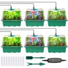 Seed Starter Trays with Grow Lights, 72 Cells Seed Starter Kit with Lights