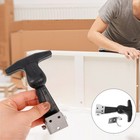 Tool Box Latch Truck Flexible Rubber T-handle Draw Latches Elastic