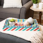 Northlight 3 Multicolored Vintage-Style Owl Wood Rectangular Serving Trays