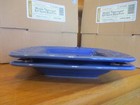 Longaberger Soft Square Cornflower Bread Plate Set 2 blue *shipping included!* — photo 2