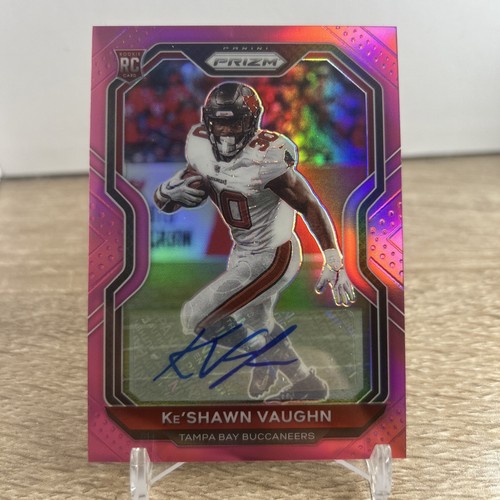 2020 Panini Prizm Rookie Pink Prizm Auto Ke'Shawn Vaughn #320 Rookie Auto RC - Picture 1 of 2
