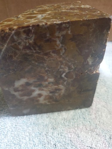 Large Petrified Wood Bookends Polished Gorgeous & Heavy Almost 10lbs - Picture 8 of 16