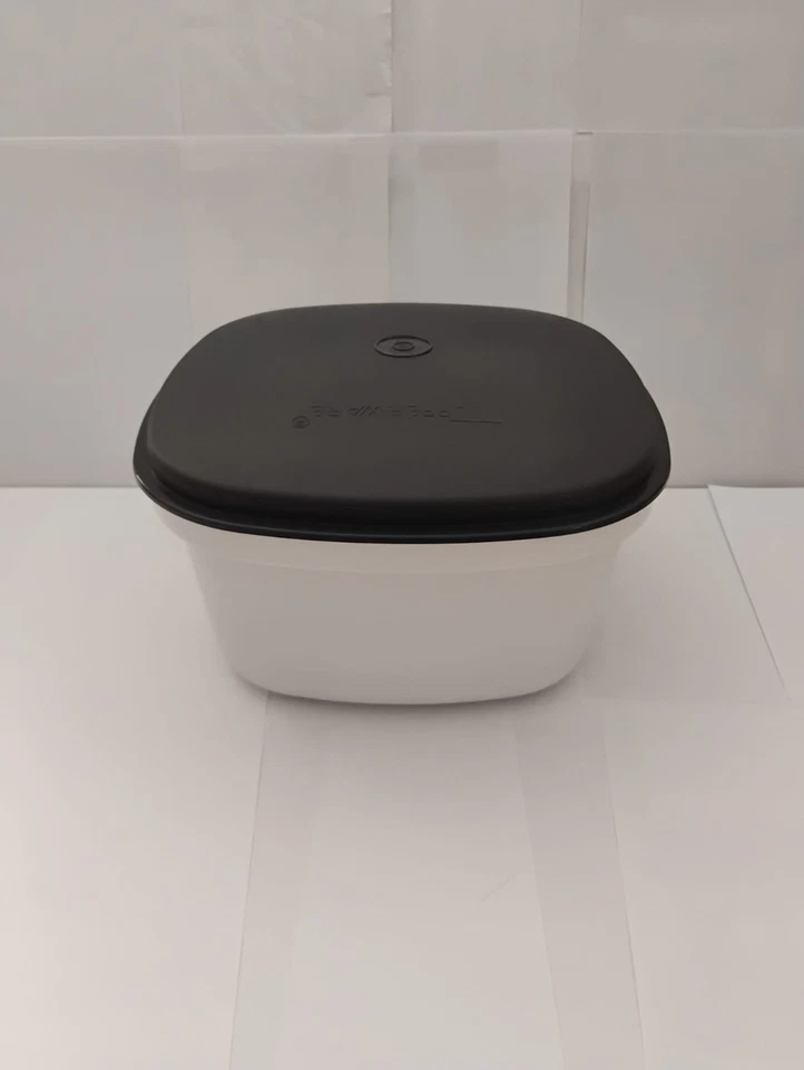 Tupperware Sieb Servierer mit Siebeinsatz Küchen Chef C37 Schwarz/Weiß NEU&OVP - Bild 2 von 3