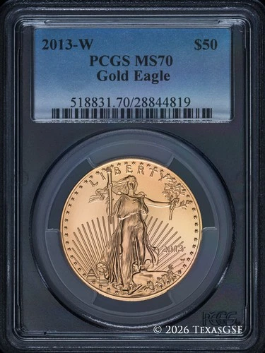 2013-W American Gold Eagle 1 oz Proof — photo from the most recent tracked eBay sale