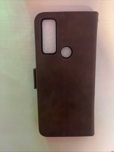 Custodia telefono pelle portafoglio magnetico per TCL 20 SE. Prezzo Sconto - Regalo - Foto 4 di 4