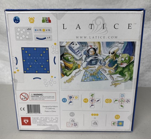 Latice Strategie Familien Brettspiel (2015) Adacio Spiele Alter 6+ - Bild 2 von 2