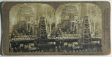 1904 St Louis Worlds Fair Corn Exhibit Stereoview Louisiana Purchase Expo Photo