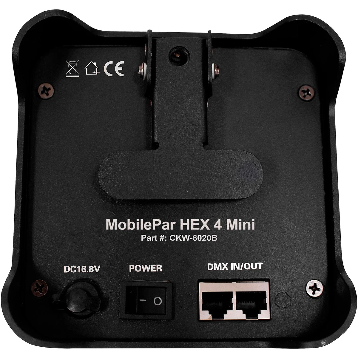ColorKey MobilePar Mini HEX 4 Luz Efectos LED Inalámbrica Alimentada por Batería, Paquete de 4