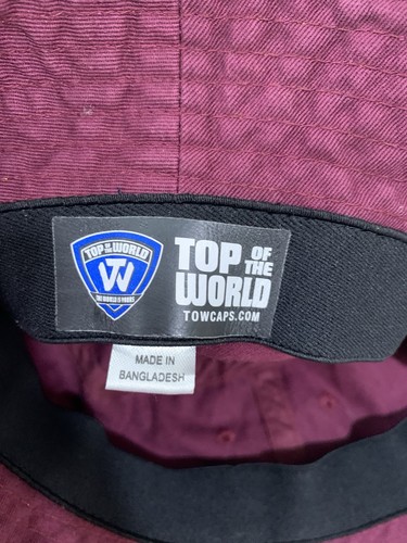 Top Of The World Arizona Sundevils Bucket Hat Maroon Excellent Condition - Picture 5 of 6