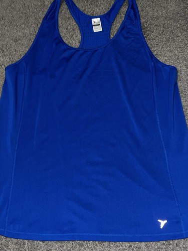 Old Navy Damen Übergröße XXL 2x blau Active Workout Tank Top Go-Dry - Bild 2 von 5