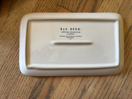 RAE DUNN Artisan Collection Butter Dish With Lid By Magenta - Picture 5 of 5