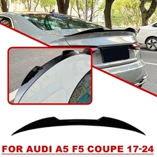 M4 Style Rear Trunk Spoiler Tail Middle WIng For Audi A5 F5 Coupe 2 Door 17-24