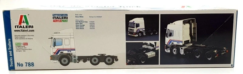 Kit Italeri escala 1/24 788 - DAF 95 Master Truck Foto 3 de 4