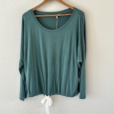 Eberjey Gisele Modal Slouchy Pajama Top Womens Size XL Soft Lounge Sleep NWT