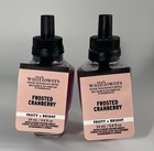 Bath & Body Works FROSTED CRANBERRIES Wallflowers Refills Bulbs - 2Pk NEW
