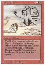 Rock Hydra - Damaged / Poor MTG Revised